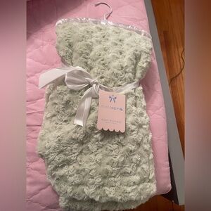 Soft Green Baby Blanket